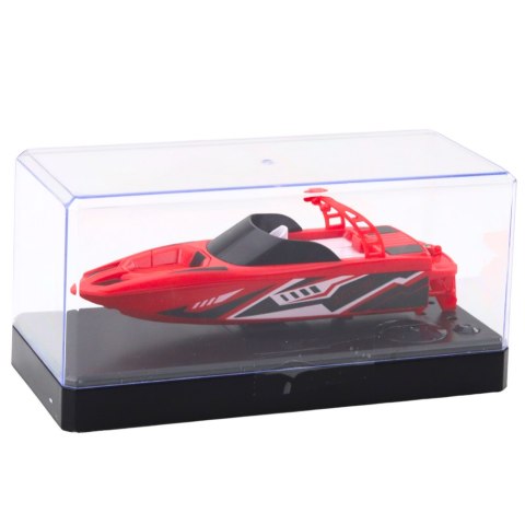 LEAN Toys Łódź Motorówka Zdalnie Sterowana RC Biało-Czerwona 15cm LEAN Toys Łódź Motorówka Zdalnie Sterowana RC Biało-Czerwona 15cm