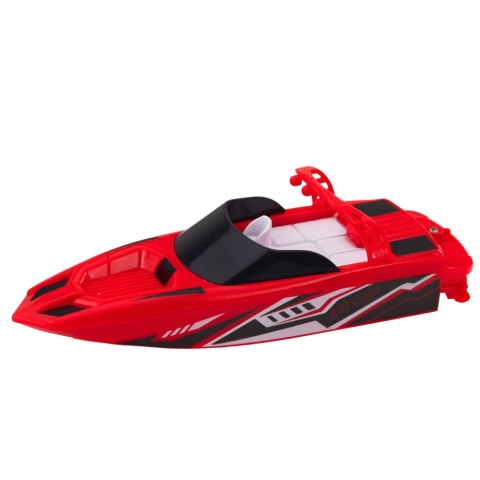 LEAN Toys Łódź Motorówka Zdalnie Sterowana RC Biało-Czerwona 15cm LEAN Toys Łódź Motorówka Zdalnie Sterowana RC Biało-Czerwona 15cm