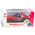 LEAN Toys Łódź Motorówka Zdalnie Sterowana RC Biało-Czerwona 15cm