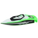 LEAN Toys Łódź Motorówka Zdalnie Sterowana RC Biało-Zielona 15cm