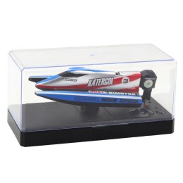LEAN Toys Łódź Motorówka Zdalnie Sterowana RC Niebiesko-Srebrna 14cm