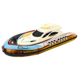 LEAN Toys Luksusowy Jacht Łódź Pompowana Zdalnie Sterowana RC Światła LED