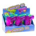 LEAN Toys Mały Przeźroczysty Pistolet Na Wodę Różowy Niebieski Zielony Mix