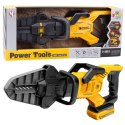 LEAN Toys Nożyce Pneumatyczne Elektryczne Dla Dzieci Majsterkowicz Żółte