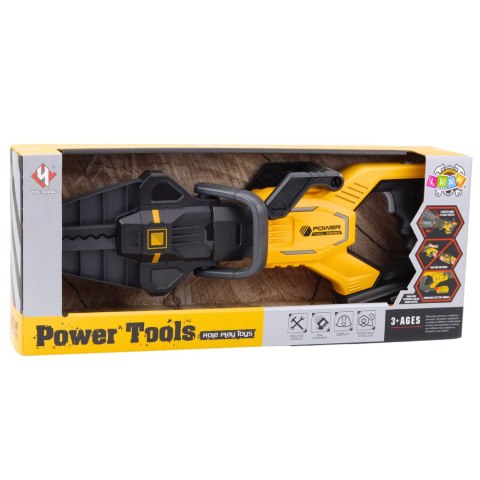 LEAN Toys Nożyce Pneumatyczne Elektryczne Dla Dzieci Majsterkowicz Żółte LEAN Toys Nożyce Pneumatyczne Elektryczne Dla Dzieci Majsterkowicz Żółte