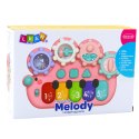 LEAN Toys Pianinko Interaktywne Dla Dzieci Koła Zębate Różowe