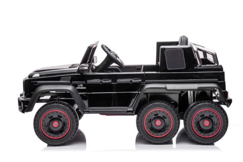 LEAN CARS Auto Na Akumulator Mercedes Benz G63 6X6 Czarny LEAN CARS Auto Na Akumulator Mercedes Benz G63 6X6 Czarny