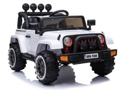 LEAN CARS Auto na Akumulator Jeep BRD-7588 Biały 4x4