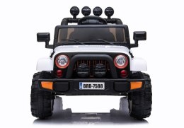 LEAN CARS Auto na Akumulator Jeep BRD-7588 Biały 4x4