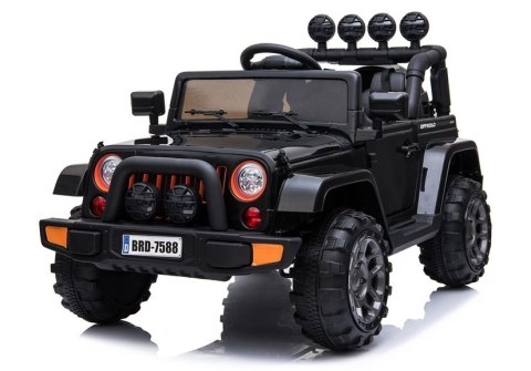LEAN CARS Auto na Akumulator Jeep BRD-7588 Czarny 4x4 LEAN CARS Auto na Akumulator Jeep BRD-7588 Czarny 4x4