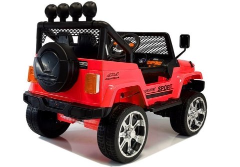LEAN CARS Auto na Akumulator S2388 Jeep Czerwony 4x45W LEAN CARS Auto na Akumulator S2388 Jeep Czerwony 4x45W