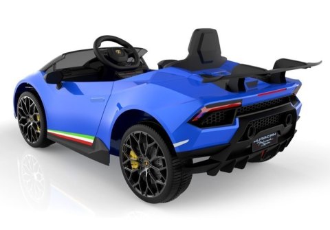LEAN CARS Auto na akumulator Lamborghini Huracan Niebieskie LEAN CARS Auto na akumulator Lamborghini Huracan Niebieskie