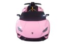 LEAN CARS Auto na akumulator Lamborghini Huracan Różowe