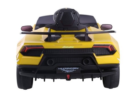 LEAN CARS Auto na akumulator Lamborghini Huracan Żółte LEAN CARS Auto na akumulator Lamborghini Huracan Żółte
