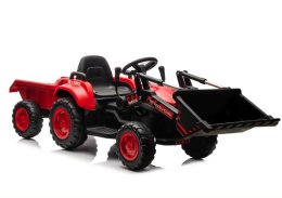 LEAN CARS Traktor Na Akumulator Z łyżką BW-X002A Czerwony