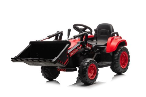 LEAN CARS Traktor Na Akumulator Z łyżką BW-X002A Czerwony LEAN CARS Traktor Na Akumulator Z łyżką BW-X002A Czerwony