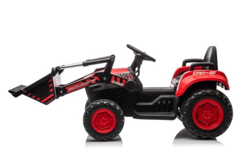 LEAN CARS Traktor Na Akumulator Z łyżką BW-X002A Czerwony LEAN CARS Traktor Na Akumulator Z łyżką BW-X002A Czerwony
