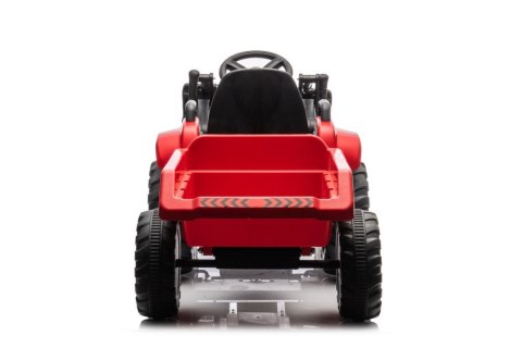 LEAN CARS Traktor Na Akumulator Z łyżką BW-X002A Czerwony LEAN CARS Traktor Na Akumulator Z łyżką BW-X002A Czerwony