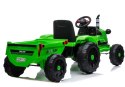 LEAN CARS Traktor na Akumulator z Przyczepą CH9959 Zielony