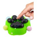 LEAN TOYS Gniotek Kocia Łapka Antystresowa Sensoryczna Squishy Czarno-Zielona