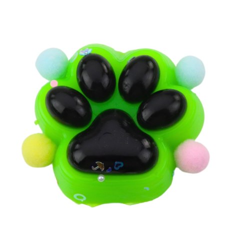 LEAN TOYS Gniotek Kocia Łapka Antystresowa Sensoryczna Squishy Czarno-Zielona LEAN TOYS Gniotek Kocia Łapka Antystresowa Sensoryczna Squishy Czarno-Zielona