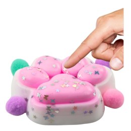 LEAN TOYS Gniotek Kocia Łapka Antystresowa Sensoryczna Squishy Gwiazdki Różowy