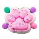 LEAN TOYS Gniotek Kocia Łapka Antystresowa Sensoryczna Squishy Gwiazdki Różowy