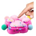 LEAN TOYS Gniotek Kocia Łapka Antystresowa Sensoryczna Squishy Konfetti Różowa