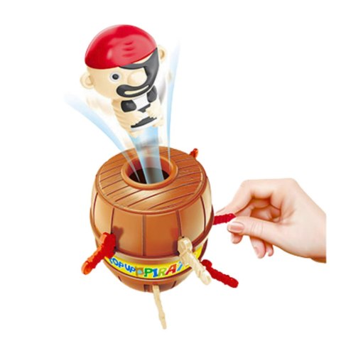 LEAN TOYS Gra Zręcznościowa Rodzinna Wyskakujący Pirat Beczka Miecze LEAN TOYS Gra Zręcznościowa Rodzinna Wyskakujący Pirat Beczka Miecze