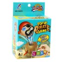 LEAN TOYS Gra Zręcznościowa Rodzinna Wyskakujący Pirat Beczka Miecze