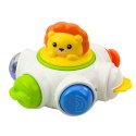 LEAN TOYS Interaktywna Zabawka Dla Malucha UFO Z Lwem i Krokodylem