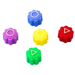 LEAN TOYS Kości Do Gry W Gonggi Hacele Gra Zręcznościowa Squid Games 5szt