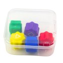 LEAN TOYS Kości Do Gry W Gonggi Hacele Gra Zręcznościowa Squid Games Etui 5szt A
