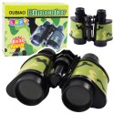 LEAN TOYS Lornetka Dla Dzieci Mała Poręczna Sznurek Kamuflaż Moro 8x30