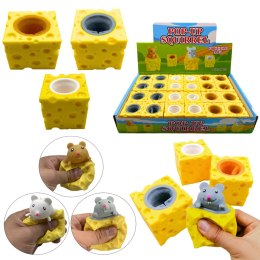 LEAN TOYS Mysz W Serze Gniotek Squishy Myszka Sensoryczna Pop It