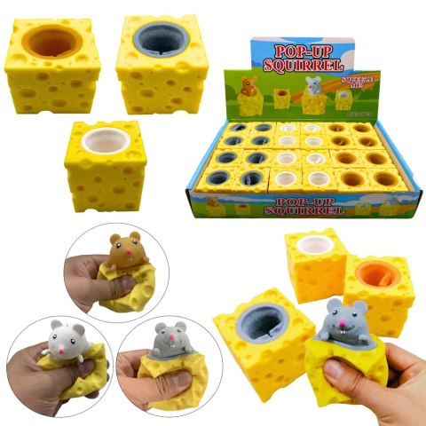 LEAN TOYS Mysz W Serze Gniotek Squishy Myszka Sensoryczna Pop It LEAN TOYS Mysz W Serze Gniotek Squishy Myszka Sensoryczna Pop It