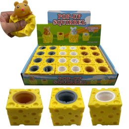 LEAN TOYS Mysz W Serze Gniotek Squishy Myszka Sensoryczna Pop It