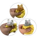LEAN TOYS Mysz W Serze Gniotek Squishy Myszka Sensoryczna Pop It