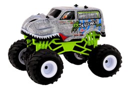 LEAN Toys Auto Terenowe Zdalnie Sterowane RC 1:16 Dinozaur Szary