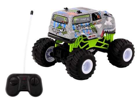 LEAN Toys Auto Terenowe Zdalnie Sterowane RC 1:16 Dinozaur Szary LEAN Toys Auto Terenowe Zdalnie Sterowane RC 1:16 Dinozaur Szary