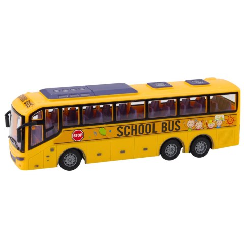 LEAN Toys Autobus Zdalnie Sterowany RC Szkolny 1:30 Światła Żółty LEAN Toys Autobus Zdalnie Sterowany RC Szkolny 1:30 Światła Żółty