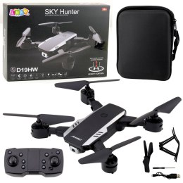 LEAN Toys Dron Sky Hunter D19HW Kamera FVP Wi-Fi Pilot Z Uchwytem Na Telefon Etui