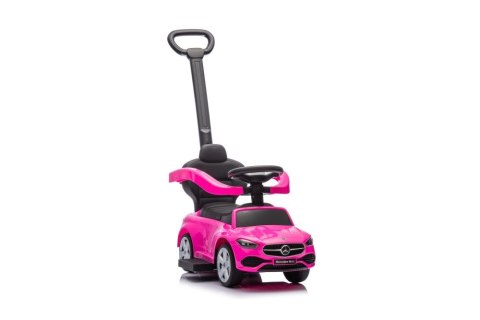 LEAN Toys Jeździk z Pchaczem Mercedes 3w1 Różowy LEAN Toys Jeździk z Pchaczem Mercedes 3w1 Różowy