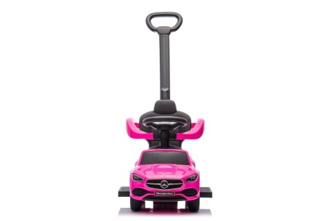 LEAN Toys Jeździk z Pchaczem Mercedes 3w1 Różowy LEAN Toys Jeździk z Pchaczem Mercedes 3w1 Różowy