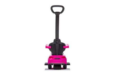 LEAN Toys Jeździk z Pchaczem Mercedes 3w1 Różowy LEAN Toys Jeździk z Pchaczem Mercedes 3w1 Różowy