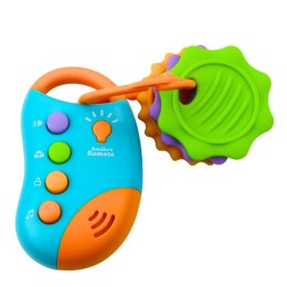 LEAN Toys Klucze Do Auta Pilot Interaktywny Z Gryzakami Dla Malucha Światła Dźwięki
