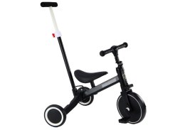 LEAN Trike Rower Trójkołowy PRO50 Rowerek Z Rączką Do Prowadzenia Czarny