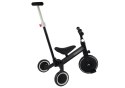 LEAN Trike Rower Trójkołowy PRO50 Rowerek Z Rączką Do Prowadzenia Czarny