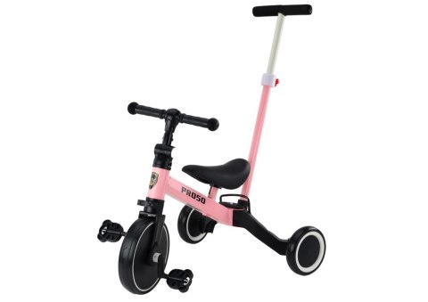 LEAN Trike Rower Trójkołowy PRO50 Rowerek Z Rączką Do Prowadzenia Różowy LEAN Trike Rower Trójkołowy PRO50 Rowerek Z Rączką Do Prowadzenia Różowy