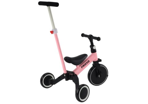 LEAN Trike Rower Trójkołowy PRO50 Rowerek Z Rączką Do Prowadzenia Różowy LEAN Trike Rower Trójkołowy PRO50 Rowerek Z Rączką Do Prowadzenia Różowy